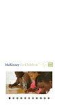 Mobile Screenshot of mckinseyforchildren.com